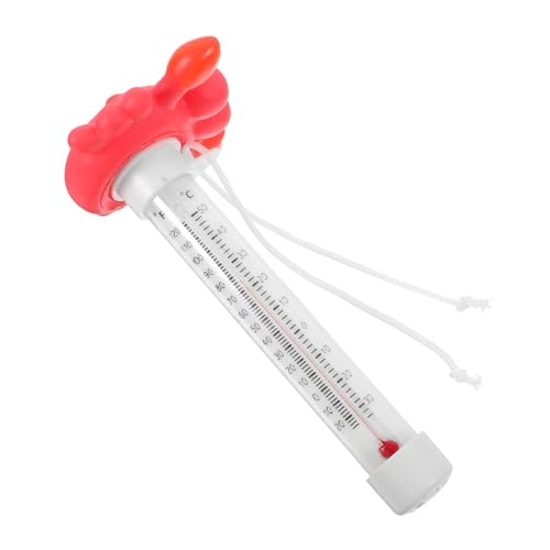 ROMISBABA Schwimmendes Poolthermometer mit Krebs Design Material Bruchfest Großes Display mit Seil für Messen von Wasser und Badetemperatur Schwimmbädern und ROMISBABA Schwimmendes Poolthermometer mit Krebs Design Material Bruchfest Großes Display mit Seil für Messen von Wasser und Badetemperatur Schwimmbädern und von ROMISBABA