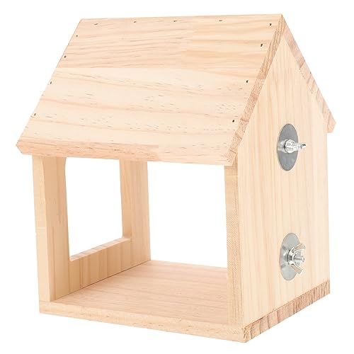 ROMISBABA Sittich Nistkasten aus Holz Brutstätte für Papageien Wetterfeste Vogelzuchtbox für Käfig Sicheres für Garten und Material ROMISBABA Sittich Nistkasten aus Holz Brutstätte für Papageien Wetterfeste Vogelzuchtbox für Käfig Sicheres für Garten und Material von ROMISBABA