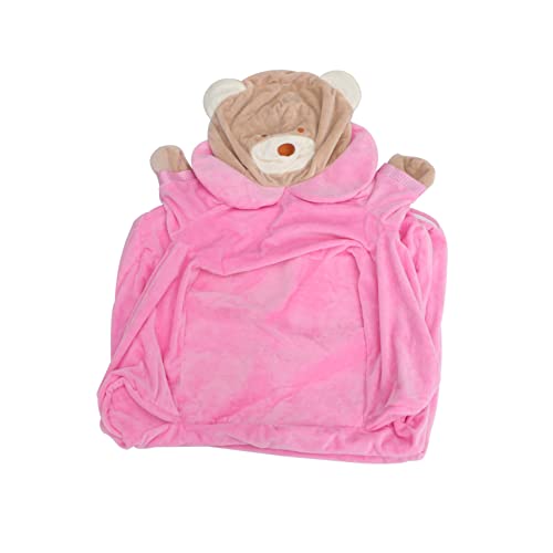 ROMISBABA Sofaüberzug mit Elastischem Rutschfestem Allroundschutz Doppellagig ohne Füllung Niedliches Bärenmuster in Rosa für Kinderzimmer und Familien mit Haustieren von ROMISBABA