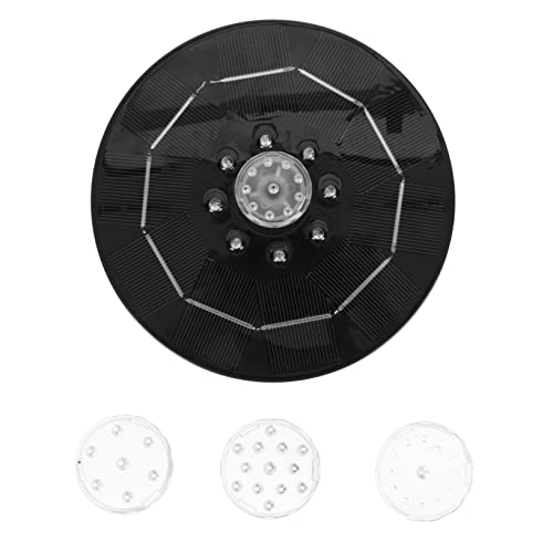 ROMISBABA Solarbetriebene Schwimmende Teichpumpe mit LED Leuchten Langlebiger Gartenspringbrunnen für Außenbereiche Energiesparendes Wasserspiel für Pools Vogelbäder und Miniteiche ROMISBABA Solarbetriebene Schwimmende Teichpumpe mit LED Leuchten Langlebiger Gartenspringbrunnen für Außenbereiche Energiesparendes Wasserspiel für Pools Vogelbäder und Miniteiche von ROMISBABA
