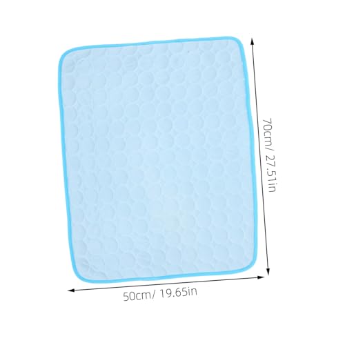 ROMISBABA Sommer Pet Cooling Mat EIS Seiden Kühlmatte Selbstkühlend für Kleine Hunde Katzen Tragbar Leicht zu Reinigen für Auto Sofa Indoor Outdoor Hellblau ROMISBABA Sommer Pet Cooling Mat EIS Seiden Kühlmatte Selbstkühlend für Kleine Hunde Katzen Tragbar Leicht zu Reinigen für Auto Sofa Indoor Outdoor Hellblau von ROMISBABA