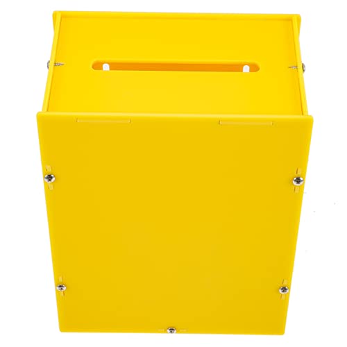 ROMISBABA Stimmzettelbox aus Acryl mit Schloss Transparente Wahlurne für Spenden Vorschläge und Abstimmungen für Büro Schule und Veranstaltungen von ROMISBABA