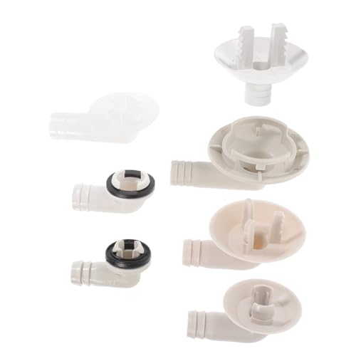 ROMISBABA Teiliges Air Conditioner Drain Connector mit Gummiring Langlebige Ablaufschlauch Bogenanschlüsse für Fenster und Split Klimageräte Wetterfest Einfach zu Montieren aus Robustem von ROMISBABA