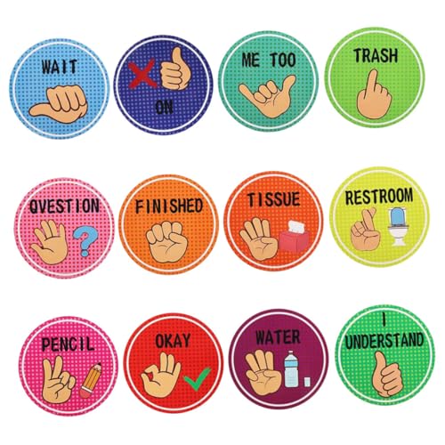 ROMISBABA Teiliges Classroom Hand Signal Poster für Grundschule Schülerfreundliche Signale Klare Nonverbale Kommunikation Verhaltensmanagement Vielseitig für Schule und Therapie ROMISBABA Teiliges Classroom Hand Signal Poster für Grundschule Schülerfreundliche Signale Klare Nonverbale Kommunikation Verhaltensmanagement Vielseitig für Schule und Therapie von ROMISBABA