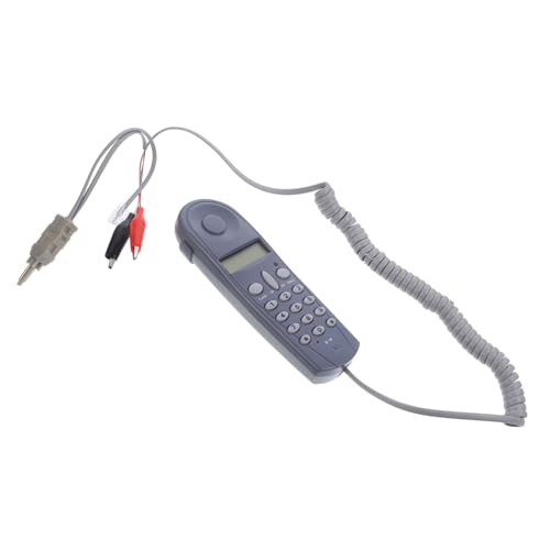 ROMISBABA Telefonkabel Tester Teilig mit Robustem Gehäuse Zuverlässiges Telefonleitung Testgerät für Präzise Kabelprüfung Einfach zu Bedienen Langlebig und Sicher für Zuhause und Beruf von ROMISBABA