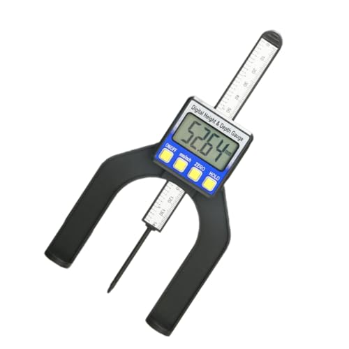 ROMISBABA Tiefenmesser mit LCD Display Magnetischen Füßen für Frästisch Holzbearbeitung Messschieber Präzises Messwerkzeug für Router Tisch DIY ROMISBABA Tiefenmesser mit LCD Display Magnetischen Füßen für Frästisch Holzbearbeitung Messschieber Präzises Messwerkzeug für Router Tisch DIY von ROMISBABA
