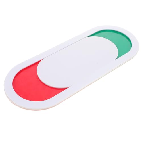 ROMISBABA Toilettenschild Weiß Kunststoff Schiebeschild Statusanzeige Besetzt Frei für Badezimmer Büro Hotel Praktische Türmarkierung von ROMISBABA