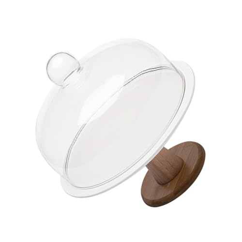 ROMISBABA Tortenständer mit Glasdeckel Keramikplatte Holzgriff Lebensmittelecht Stilvolle Kuchenpräsentation für Dessert Snacks Weinproben und Partys ROMISBABA Tortenständer mit Glasdeckel Keramikplatte Holzgriff Lebensmittelecht Stilvolle Kuchenpräsentation für Dessert Snacks Weinproben und Partys von ROMISBABA