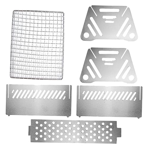 ROMISBABA Tragbarer Camping Grill Multifunktionales Bbq Rack für Outdoor und Zuhause Leicht für Grillabenteuer und von ROMISBABA