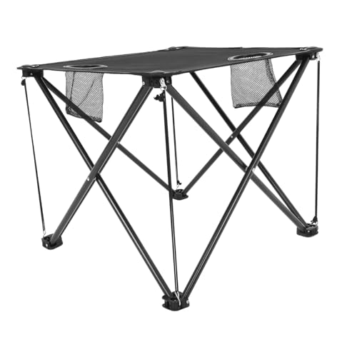 ROMISBABA Tragbarer Faltbarer Campingtisch mit Zwei Getränkehaltern Kompakter Outdoor Picknicktisch aus Robustem Oxford Stabiler Metallrahmen für Camping Grillen Strand und Garten ROMISBABA Tragbarer Faltbarer Campingtisch mit Zwei Getränkehaltern Kompakter Outdoor Picknicktisch aus Robustem Oxford Stabiler Metallrahmen für Camping Grillen Strand und Garten von ROMISBABA