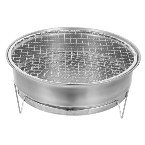 ROMISBABA Tragbarer Holzkohlegrill Bbq Grillrost Hitzebeständig Langlebig Leicht zu Reinigen für Outdoor Camping Picknick Grillen ROMISBABA Tragbarer Holzkohlegrill Bbq Grillrost Hitzebeständig Langlebig Leicht zu Reinigen für Outdoor Camping Picknick Grillen von ROMISBABA