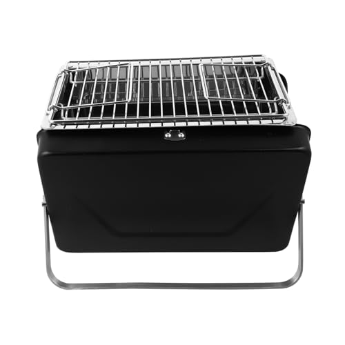 ROMISBABA Tragbarer Klapp Holzkohlegrill im Aktenkoffer Design Praktischer Outdoor Campinggrill für Picknick und Garten Langlebig Einfache Handhabung ohne ROMISBABA Tragbarer Klapp Holzkohlegrill im Aktenkoffer Design Praktischer Outdoor Campinggrill für Picknick und Garten Langlebig Einfache Handhabung ohne von ROMISBABA