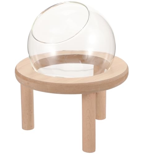 ROMISBABA Transparente Hamster Sandbad Box mit Holzboden Kleines Haustier Badewanne und Toilette Sichere Leicht zu Reinigende Sandbadewanne für Hamster und Kleine Nager ROMISBABA Transparente Hamster Sandbad Box mit Holzboden Kleines Haustier Badewanne und Toilette Sichere Leicht zu Reinigende Sandbadewanne für Hamster und Kleine Nager von ROMISBABA
