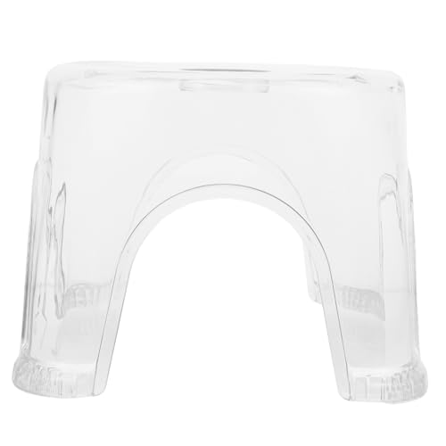 ROMISBABA Transparenter Duschhocker aus Strapazierfähigem PP und rutschfest Kleiner Fußhocker für Badezimmer Sicherer Sitz für Senioren und Tägliche Nutzung ROMISBABA Transparenter Duschhocker aus Strapazierfähigem PP und rutschfest Kleiner Fußhocker für Badezimmer Sicherer Sitz für Senioren und Tägliche Nutzung von ROMISBABA
