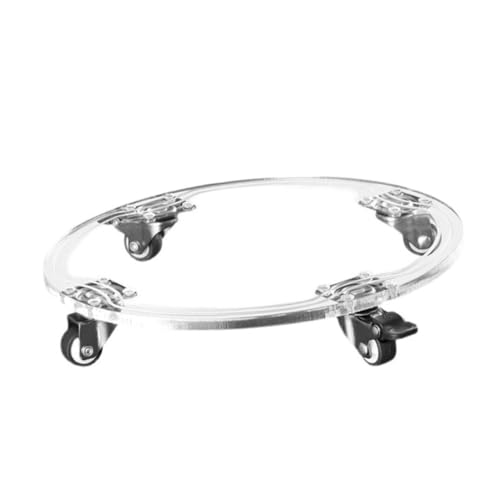 ROMISBABA Transparenter Pflanzenroller mit Geräuschlosen Universalrollen Runde Acryl pflanzunterlage Ø Starke Tragkraft Wetterfest Langlebig Mobiler Blumentopfständer für Innen und ROMISBABA Transparenter Pflanzenroller mit Geräuschlosen Universalrollen Runde Acryl pflanzunterlage Ø Starke Tragkraft Wetterfest Langlebig Mobiler Blumentopfständer für Innen und von ROMISBABA