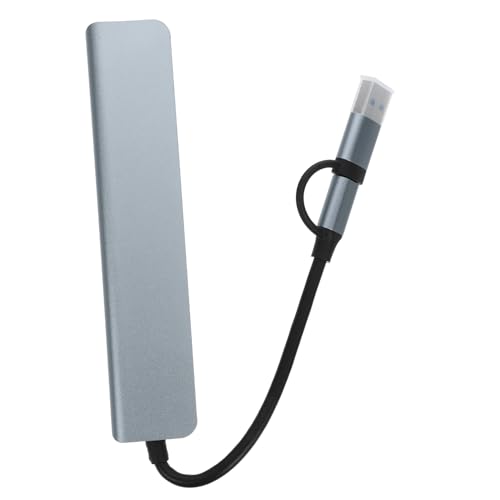 ROMISBABA Type C USB Hub Adapter mit Doppelstecker USB Splitter für Laptop Computer Stabile Datenübertragung kein Treiber Erforderlich Kompakt und Vielseitig für Tastatur Kamera Drucker von ROMISBABA