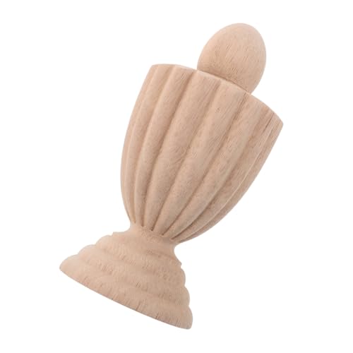 ROMISBABA Unbehandelte Holz Postenknöpfe Französischer Stil Treppensäulen Dekorative Bed Pole Finials Für DIY Möbel Hochzeit Hochzeitsschmuck von ROMISBABA