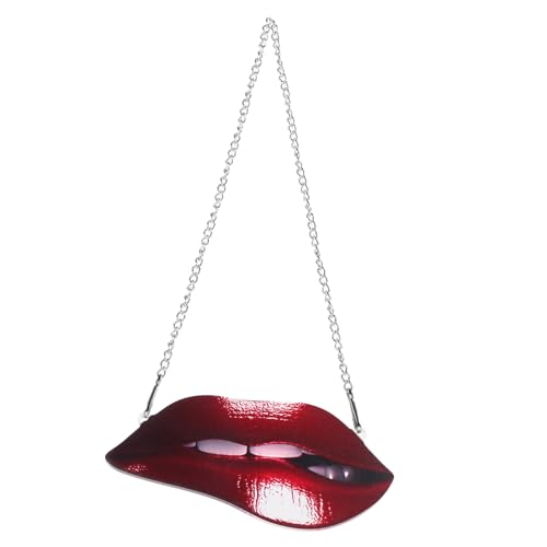 ROMISBABA Valentinstag Wanddekoration Rote Lippen Hängeornamente Für Romantische Feiern Installieren Für Partys Und Heimdekorationen Erhältlich von ROMISBABA