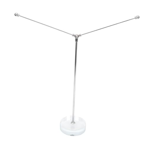ROMISBABA Tischflaggenständer Y-Form Flaggenbasis Glasmaterial Desktop-flaggenhalter Verhandlungstischflaggenständer DIY-flaggenständer Platzsparend Für Partys Büro Fenster von ROMISBABA