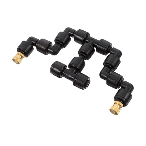 ROMISBABA Verstellbare Sprühdüse mit Rotation Multifunktionale Nebeldüse für Bewässerungsterrarien Pflanzenbefeuchtung und Reptilienkühlung Werkzeugfreie Installation Schwarze ROMISBABA Verstellbare Sprühdüse mit Rotation Multifunktionale Nebeldüse für Bewässerungsterrarien Pflanzenbefeuchtung und Reptilienkühlung Werkzeugfreie Installation Schwarze von ROMISBABA