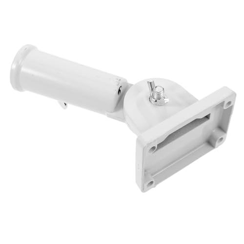 ROMISBABA Verstellbare Wandhalterung für Fahnenmast aus Aluminium Stabile Flaggenhalterung für Garten Werbeflaggen Drehbarer Wandbefestiger Geeignet für Verschiedene Flaggenarten von ROMISBABA