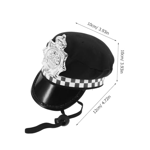 ROMISBABA Verstellbarer Haustier Polizeihut Dekorativer Cosplay Hundehut für Kleine Hunde Komfortabel Modisch für Partys Bühnenauftritte und Themenveranstaltungen ROMISBABA Verstellbarer Haustier Polizeihut Dekorativer Cosplay Hundehut für Kleine Hunde Komfortabel Modisch für Partys Bühnenauftritte und Themenveranstaltungen von ROMISBABA