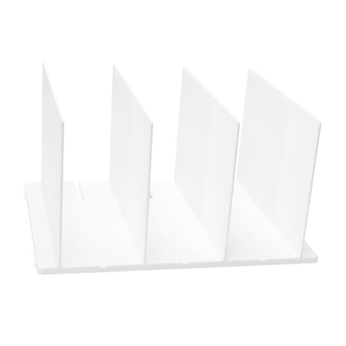 ROMISBABA Verstellbarer Regalteiler für Schrank und Regal Multifunktionaler Organizer für Kleidung Bücher Handtaschen Schuhe Verstellbarer Kunststoff Trenner für Küche Schlafzimmer von ROMISBABA