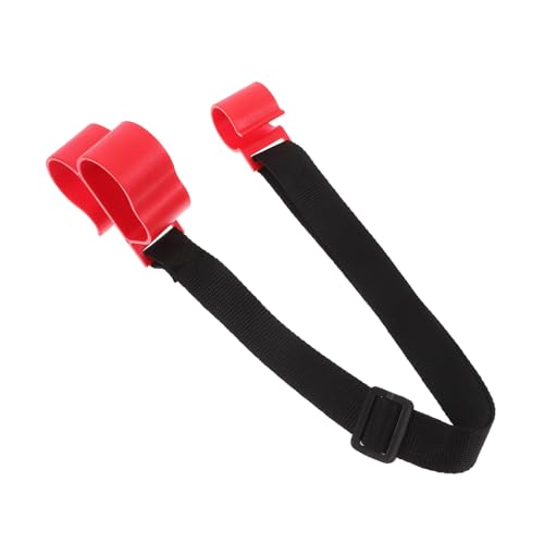 ROMISBABA Verstellbares Mülleimer deckelschloss mit Elastischem Seil Passend für Mülltonnen Tierresistente Mülltonnensicherung gegen Waschbären Hunde Bären und Waschbären Einfach von ROMISBABA