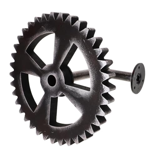 ROMISBABA Vintage Gear Wandregal Industrial Stil Wasserrohr Wandregal Schwimmendes Regal mit Hoher Tragkraft für Wohnzimmer Schlafzimmer Badezimmer Büro Dekorations Aufbewahrungslösung von ROMISBABA