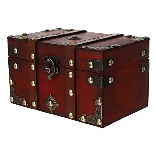 ROMISBABA Vintage Holz Aufbewahrungsbox Retro Organizer für Schreibtisch Handgefertigte Aufbewahrungslösung für Schmuck und Kleine Gegenstände Europäischer Stil Einzigartiges Design ROMISBABA Vintage Holz Aufbewahrungsbox Retro Organizer für Schreibtisch Handgefertigte Aufbewahrungslösung für Schmuck und Kleine Gegenstände Europäischer Stil Einzigartiges Design von ROMISBABA