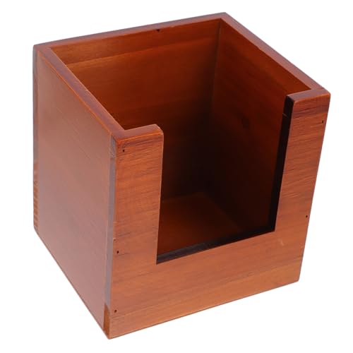 ROMISBABA Vintage Holz Rezeptkartenhalter Küchenbox Multifunktionale Aufbewahrung für Rezeptkarten Kleine Holzbox Küchenorganizer Robust und Stilvoll von ROMISBABA