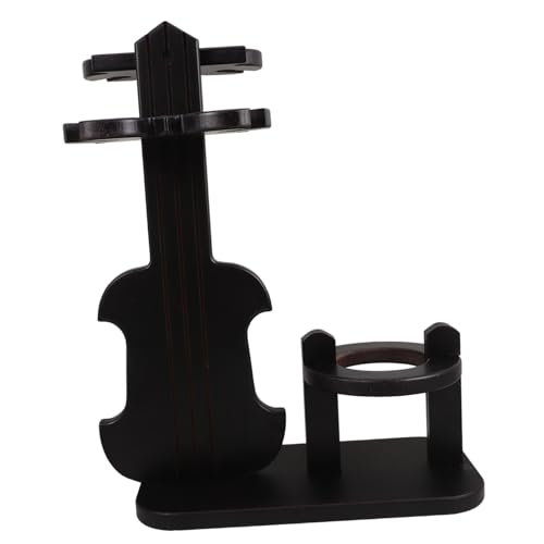 ROMISBABA Vintage Holz Weinregal im Violin Design Freistehend Platzsparend für Arbeitsplatte Eleganter Flaschenhalter und Gläserorganizer für Küche Bar Wohnzimmer und Gesellige Anlässe ROMISBABA Vintage Holz Weinregal im Violin Design Freistehend Platzsparend für Arbeitsplatte Eleganter Flaschenhalter und Gläserorganizer für Küche Bar Wohnzimmer und Gesellige Anlässe von ROMISBABA