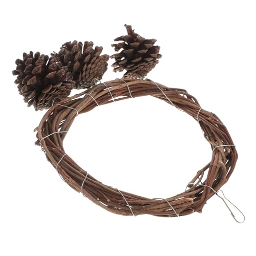 ROMISBABA Vogelspielzeug Wellensittich Hängende Vogelschaukel Ring Schaukel Naturmaterial Parakeet Ring Toy Robust Langlebig Freisitz Zubehör Haustier ROMISBABA Vogelspielzeug Wellensittich Hängende Vogelschaukel Ring Schaukel Naturmaterial Parakeet Ring Toy Robust Langlebig Freisitz Zubehör Haustier von ROMISBABA