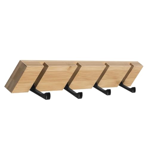 ROMISBABA Wandgarderobe Klappbar Schwerlast Kleiderhaken für Mantel Hut Schlüssel Handtuch Vielseitiger Wandhaken für Flur Bad Schlafzimmer von ROMISBABA