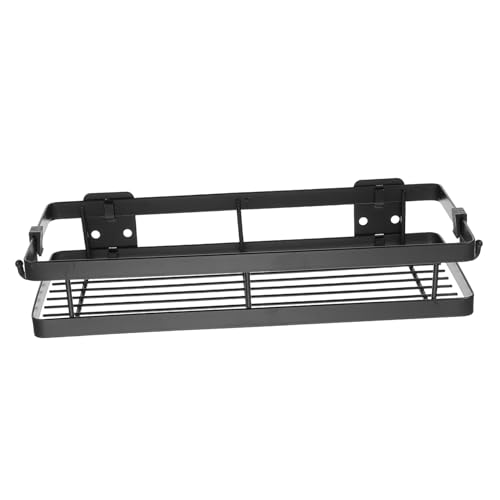 ROMISBABA Wandmontierter Badezimmerhalter Duschablage aus Edelstahl mit Schrauben Vielseitiger Hängeregale für Shampoo Gewürzflaschen und Badutensilien Rostfrei und Einfach zu Reinigen von ROMISBABA