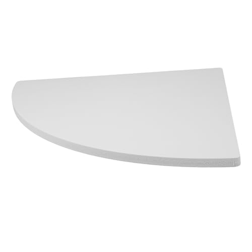 ROMISBABA Wandregal Dreieck Regal Weiß Wandmontage Eckwandregal Fan Form Ablage Küche Schlafzimmer Bad Büro Organizer Platzsparend Robust ROMISBABA Wandregal Dreieck Regal Weiß Wandmontage Eckwandregal Fan Form Ablage Küche Schlafzimmer Bad Büro Organizer Platzsparend Robust von ROMISBABA