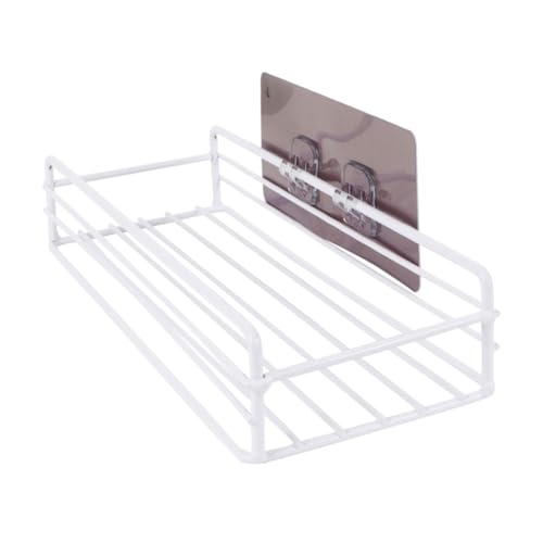 ROMISBABA Wandregal Weiß Wandmontage Aufbewahrung Bad Küche Robust Hohldesign Großes Fassungsvermögen Organizer Toilette ROMISBABA Wandregal Weiß Wandmontage Aufbewahrung Bad Küche Robust Hohldesign Großes Fassungsvermögen Organizer Toilette von ROMISBABA