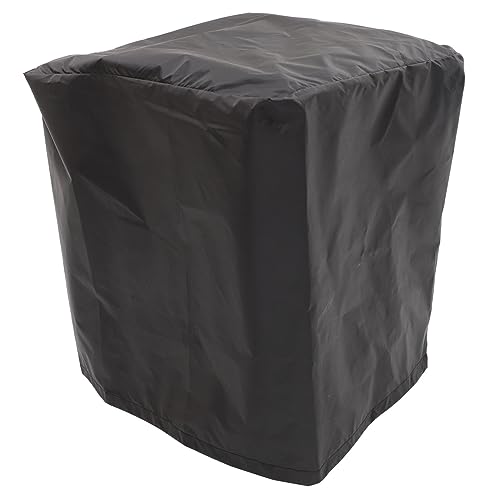ROMISBABA Wasserdichte Outdoor Tischabdeckung Wetterfeste Gartenmöbel Schutzhülle Kleine Schwarze Abdeckung für Gartentische Langlebig und Regenfest Uv-beständig für Balkon und Terrasse von ROMISBABA