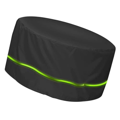 ROMISBABA Wasserdichte Oxford Tischabdeckung UV beständig Balkon Schutztuch Rund Geeignet für Gartentisch Outdoor Terrasse Schutz vor Flecken und Kratzern von ROMISBABA