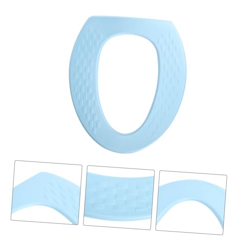 ROMISBABA Wasserdichter Toilettensitzbezug Eva Schaum Gepolsterte Wc Matte Waschbarer Wiederverwendbarer Toilettensitzauflage für Haushalt und Badezimmer Warm und Komfortabel im Winter von ROMISBABA