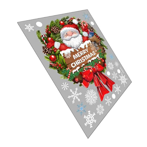 ROMISBABA Weihnachtliche Fensterbilder aus PVC Wiederverwendbar Selbstklebend Einfache Anbringung und Entfernung Dekorativ für Fenster Glas Fliesen für Zuhause Party Geschäft Bunte Xmas ROMISBABA Weihnachtliche Fensterbilder aus PVC Wiederverwendbar Selbstklebend Einfache Anbringung und Entfernung Dekorativ für Fenster Glas Fliesen für Zuhause Party Geschäft Bunte Xmas von ROMISBABA
