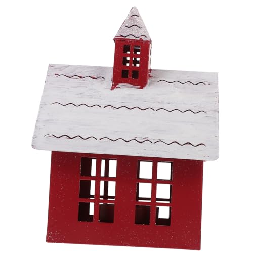 ROMISBABA Weihnachtliche Tischdeko Schneehäuschen Teelichthalter Metall Festliche Weihnachtsdeko für Wohnzimmer Büro Party und Geschenkidee Dekoratives Xmas Desktop Ornament ROMISBABA Weihnachtliche Tischdeko Schneehäuschen Teelichthalter Metall Festliche Weihnachtsdeko für Wohnzimmer Büro Party und Geschenkidee Dekoratives Xmas Desktop Ornament von ROMISBABA