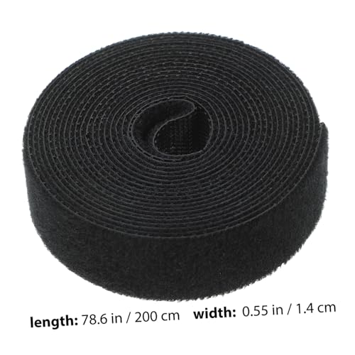 ROMISBABA Wiederverwendbarer Kabelbinder Klett kabelorganizer Flexibel Zuschneidbar Robust für Büro Zuhause Kabelmanagement Kabelhalter Strapazierfähig Langlebig Vielseitig Zufällige Farbe von ROMISBABA