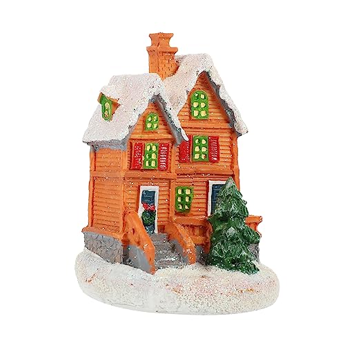 ROMISBABA Xmas House Ornament Festliche Weihnachtsdekoration Resin Für Tisch Oder Schreibtisch Festliche Zuhause ROMISBABA Xmas House Ornament Festliche Weihnachtsdekoration Resin Für Tisch Oder Schreibtisch Festliche Zuhause von ROMISBABA