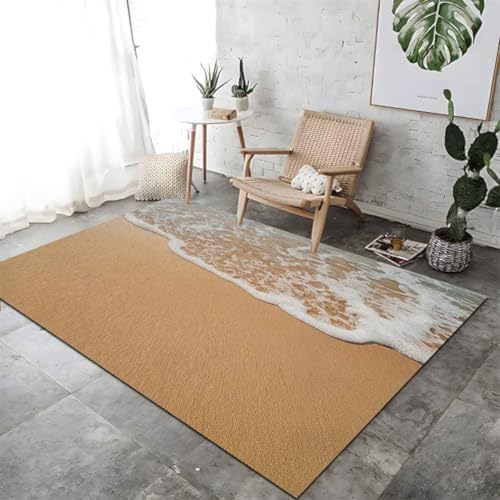 ROMOER Waschbarer Teppiche Natural Sea Beach Für Eingangseingangsfleckenflecken Widerstandsfähig, ROMOER Waschbarer Teppiche Natural Sea Beach Für Eingangseingangsfleckenflecken Widerstandsfähig, von ROMOER