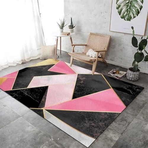 ROMOER Waschbares Teppiche Marmor Geometrische Textur Für Eingangseingangsfleckenflecken Widerstandsfähiger Teppich Für Badezimmer Wäscherei Schlafzimmer Kinderzimmer Schlafzimmer Büro Farbenfroh, ROMOER Waschbares Teppiche Marmor Geometrische Textur Für Eingangseingangsfleckenflecken Widerstandsfähiger Teppich Für Badezimmer Wäscherei Schlafzimmer Kinderzimmer Schlafzimmer Büro Farbenfroh, von ROMOER