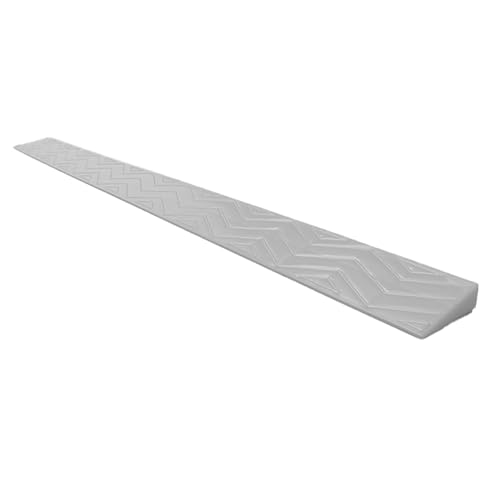 Indoor Uphill Over The Threshold Slope Pad Sweeping Robot Climbing Pad Strip Plastic Door Ramp Step Slope Board Gray,4.5CM von ROMOZ