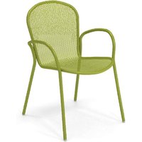 Gebraucht] Ronda Xs Gartenarmlehnstuhl Gartenstuhl Grün Pulverbeschichtet Bx Hx t 58x83x62cm B-Ware von RONDA