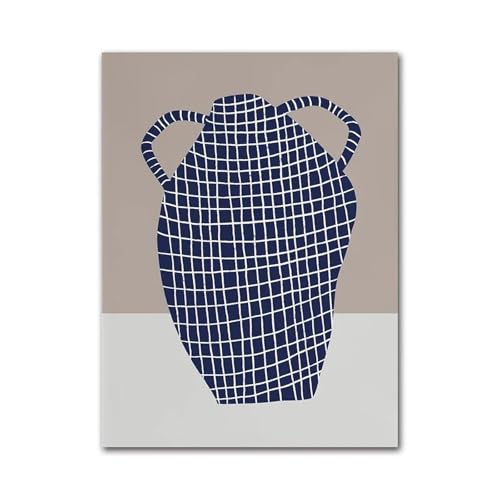 RONGCH Wandbilder auf Leinwand Abstrakte Bunte Vase Serie Moderne Wand Kunstdruck Leinwand Malerei Poster Für Wohnzimmer Wohnkultur(E,30x40cm) von RONGCH
