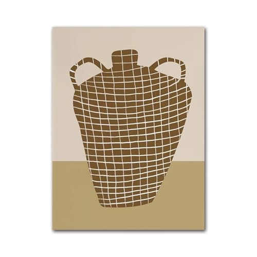 RONGCH Wandbilder auf Leinwand Abstrakte Bunte Vase Serie Moderne Wand Kunstdruck Leinwand Malerei Poster Für Wohnzimmer Wohnkultur(F,30x40cm) von RONGCH
